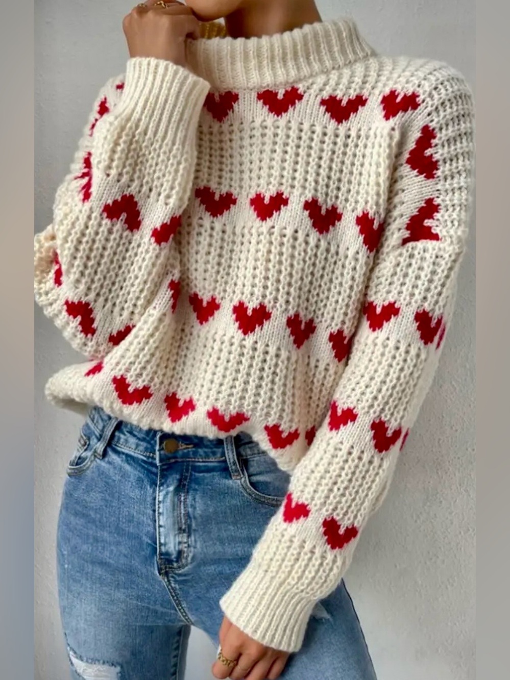 Francesca Heart Sweater